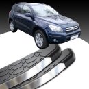 Trittbretter passend f&uuml;r Toyota Rav 4 ab 06/2005-12/2013 (Model: LAVA, Farbe: Silber) mit ABE