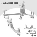 Trittbretter passend f&uuml;r Volvo XC60 ab 05/2008-12/2017 (Model: LAVA, Farbe: Silber) mit ABE