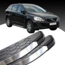 Trittbretter passend f&uuml;r Volvo XC60 ab 05/2008-12/2017 (Model: LAVA, Farbe: Silber) mit ABE