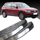 Trittbretter passend f&uuml;r VW Tiguan ab 01/2016 (Model: LAVA, Farbe: Silber) mit ABE