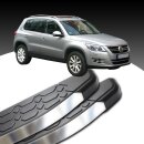 Trittbretter passend f&uuml;r VW Tiguan ab 09/2007-12/2016 (Model: LAVA, Farbe: Silber) mit ABE