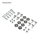 Trittbretter passend f&uuml;r Dacia Stepway ab 10/2012 (Model: LINE, Farbe: Silber) mit ABE