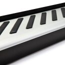 Trittbretter passend f&uuml;r Dacia Stepway ab 10/2012 (Model: LINE, Farbe: Silber) mit ABE