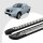 Trittbretter passend für Nissan Navara ab 10/2004-12/2015 (Model: LINE, Farbe: Silber) mit ABE