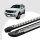 Trittbretter passend für Nissan Pathfinder ab 01/2005-12/2012 (Model: LINE, Farbe: Silber)