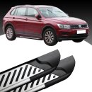 Trittbretter passend f&uuml;r VW Tiguan ab 01/2016 (Model: LINE, Farbe: Silber) mit ABE