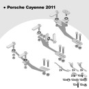 Trittbretter passend f&uuml;r Porsche Cayenne ab 06/2010-12/2017 (Model: SOMA, Farbe: Schwarz) ABE