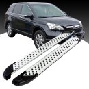 Trittbretter passend f&uuml;r Honda CR-V ab 06/2006-12/2012 (Model: SOMA, Farbe: Silber) mit ABE