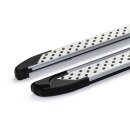 Trittbretter passend f&uuml;r Hyundai Tucson ab 05/2015-2020 (Model: SOMA, Farbe: Silber) mit ABE