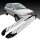 Trittbretter passend für Kia Sportage ab 09/2004-12/2010 (Model: SOMA, Farbe: Silber) mit ABE