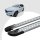 Trittbretter passend für BMW X5 ab 02/2006-06/2013 (Model: VISO, Farbe: Silber) mit ABE