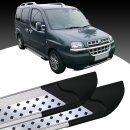 Trittbretter passend f&uuml;r Fiat Doblo ab 11/2009 (Model: VISO, Farbe: Silber) mit ABE