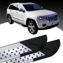 Trittbretter passend f&uuml;r Jeep Grand Cherokee ab 06/2010 (Model: VISO, Farbe: Silber) ABE