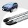 Trittbretter passend für Mazda CX-7 ab 06/2006-12/2014 (Model: VISO, Farbe: Silber) mit ABE