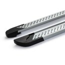 Trittbretter passend f&uuml;r Volvo XC60 ab 05/2008-12/2017 (Model: VISO, Farbe: Silber) mit ABE