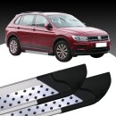 Trittbretter passend f&uuml;r VW Tiguan ab 01/2016 (Model: VISO, Farbe: Silber) mit ABE