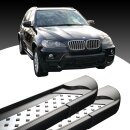 Trittbretter passend f&uuml;r BMW X5 ab 02/2006-06/2013 (Model: VISO, Farbe: Schwarz) mit ABE