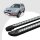 Trittbretter passend für Hyundai Santa Fe 11/2000-03/2006 (Model: VISO, Farbe: Schwarz) mit ABE