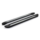 Trittbretter passend f&uuml;r Land Rover Range Sport 11/2014 (Model: VISO, Farbe: Schwarz) mit ABE