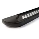 Trittbretter passend f&uuml;r Land Rover Range Sport 11/2014 (Model: VISO, Farbe: Schwarz) mit ABE