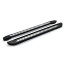 Trittbretter passend f&uuml;r Mercedes GL-Klasse ab 09/2006-06/2012 (Model: VISO, Farbe: Schwarz)