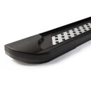 Trittbretter passend f&uuml;r Mercedes GL-Klasse ab 09/2006-06/2012 (Model: VISO, Farbe: Schwarz)