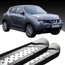 Trittbretter passend f&uuml;r Nissan Juke ab 06/2010 (Model: VISO, Farbe: Schwarz) mit ABE