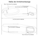 Sitzbez&uuml;ge (Pilot) passend f&uuml;r VW Tiguan (Schwarz-Grau) 1.1