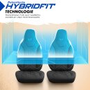 Sitzbez&uuml;ge (Pilot) passend f&uuml;r Hyundai i30 (Schwarz-Grau) 1.1