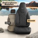 Sitzbez&uuml;ge passend f&uuml;r Mooveo Wohnmobil (Schwarz-Grau) Pilot 1.1