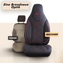 Sitzbez&uuml;ge (Pilot) passend f&uuml;r Toyota Urban Cruiser (Schwarz-Rot) 1.2