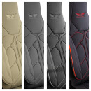 Sitzbez&uuml;ge passend f&uuml;r Volkswagen Wohnmobil (Schwarz-Rot) Pilot 1.2