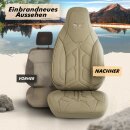 Sitzbez&uuml;ge passend f&uuml;r SpaceCamper Wohnmobil (Beige) Pilot 1.3