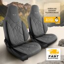 Sitzbez&uuml;ge passend f&uuml;r Auto Sleepers Wohnmobil (Grau) Pilot 1.4