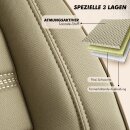 Sitzbez&uuml;ge (Pilot) passend f&uuml;r Audi Q2 (Beige) 2.3