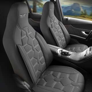 Sitzbezüge (Pilot) passend für SsangYong Korando (Grau) 2.4
