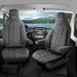 Sitzbezüge passend für Summermobil Wohnmobil (Grau) Pilot 2.4