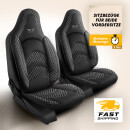 Sitzbez&uuml;ge (Pilot) passend f&uuml;r Renault Captur (Schwarz-Grau) 3.1