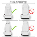 Sitzbez&uuml;ge (Pilot) passend f&uuml;r Nissan Primastar (Schwarz-Rot) 3.2