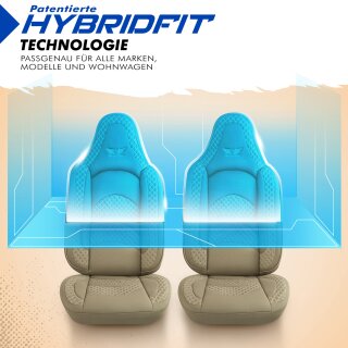 Sitzbezüge passend für VW Golf (Model: Pilot - Farbe: Beige)