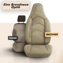 Sitzbez&uuml;ge (Pilot) passend f&uuml;r Citroen Jumper (Beige) 3.3