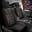 Sitzbez&uuml;ge passend f&uuml;r f&uuml;r Audi Q7 (Schwarz-Rot)