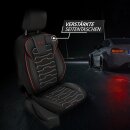 Sitzbez&uuml;ge passend f&uuml;r f&uuml;r Jaguar XJ (Schwarz-Rot)