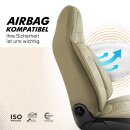 Sitzbez&uuml;ge (Pilot) passend f&uuml;r Volvo S60 (Beige) 3.3