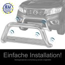 Frontb&uuml;gel EDELSTAHL passend f&uuml;r AUDI Q5 2008 bis 2015 Chrome Frontb&uuml;gel