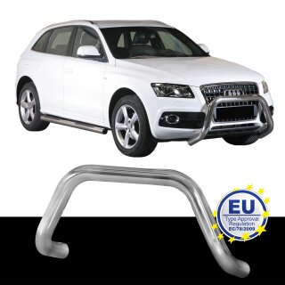 Frontbügel EDELSTAHL passend für AUDI Q5 2008 bis 2015 Ø76mm