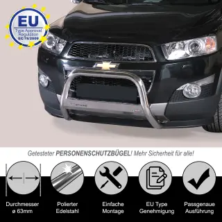 Frontbügel EDELSTAHL passend für CHEVROLET...