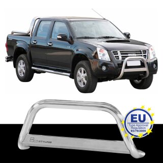 Frontbügel EDELSTAHL passend für ISUZU D-MAX DOUBLE CAB 2007 bis 2012 Chrome