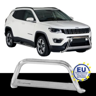 Frontbügel EDELSTAHL passend für JEEP COMPASS ab 2017 Chrome