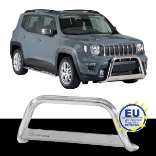 Frontbügel EDELSTAHL passend für JEEP RENEGADE ab 2018 Chrome